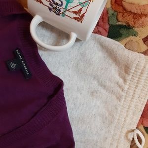 Banana Republic rich plum cardigan